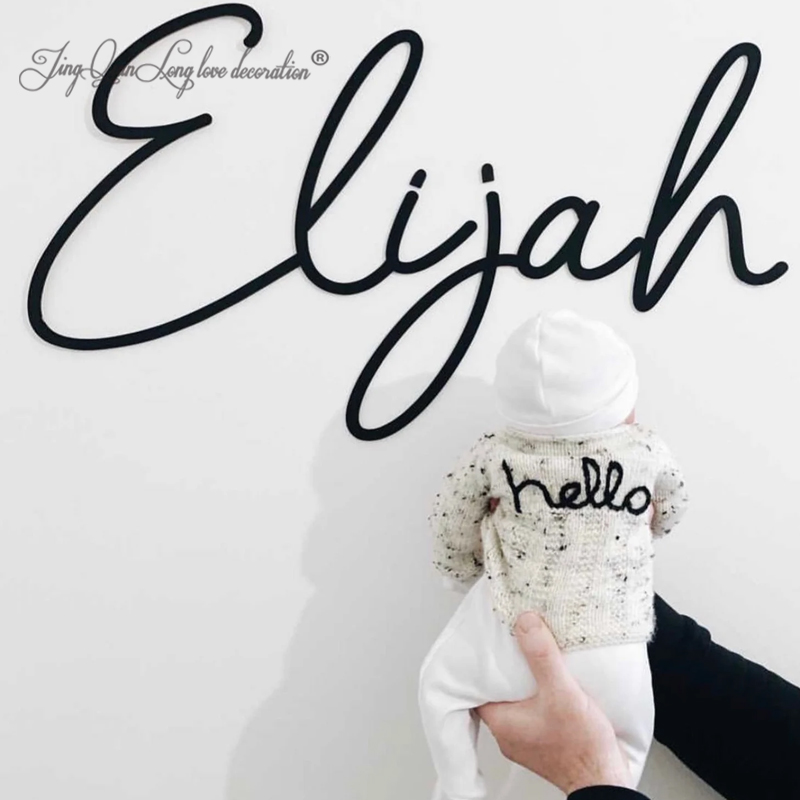 Custom Wooden Name Sign SCRIBB - Baby Nursery Name Letters ulasan dan harga