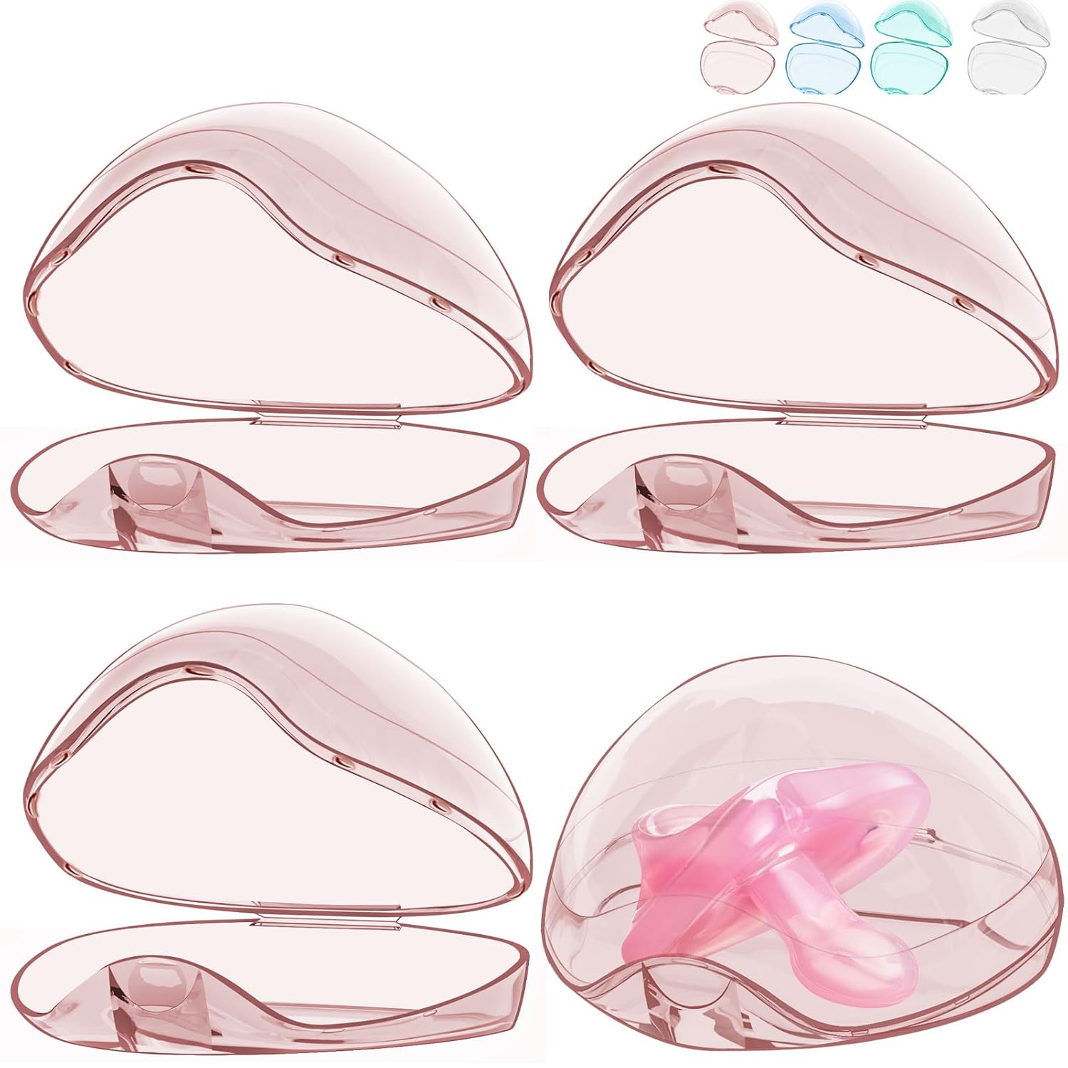 Pacifier Holder - 2/4 Pcs Trav - Pacifier Sterilizer Case ulasan dan harga