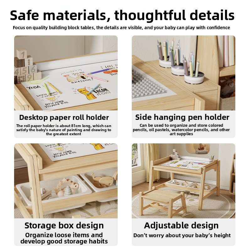Solid wood tables and chairs,  - Baby Nursery Chair ulasan dan harga