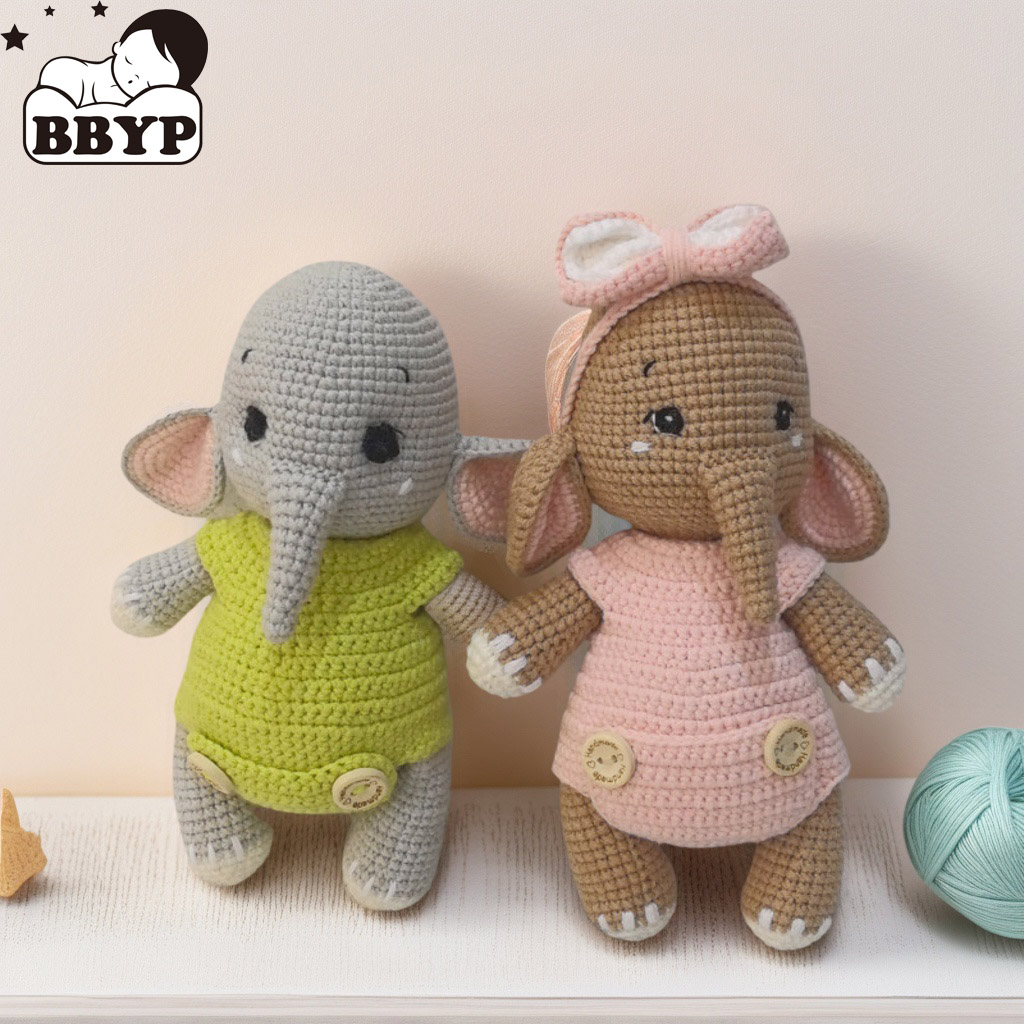 Handmade Crochet Elephant Coup - Baby Nursery Diy ulasan dan harga