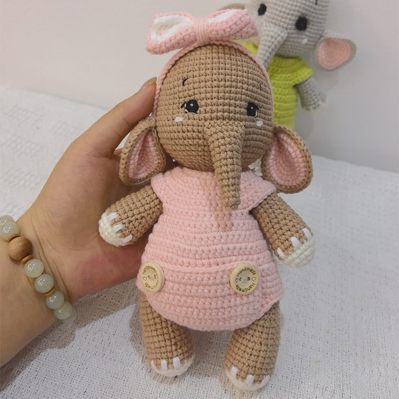 Handmade Crochet Elephant Coup - Baby Nursery Diy ulasan dan harga