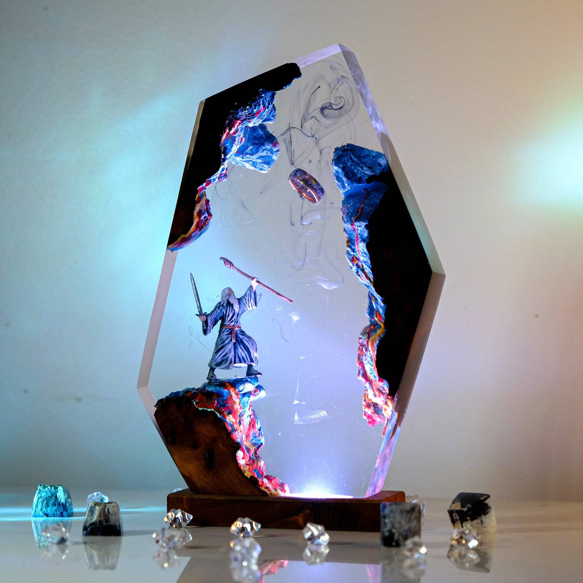 Movie Scence Figure Table Resi - Baby Nursery Egg Light ulasan dan harga