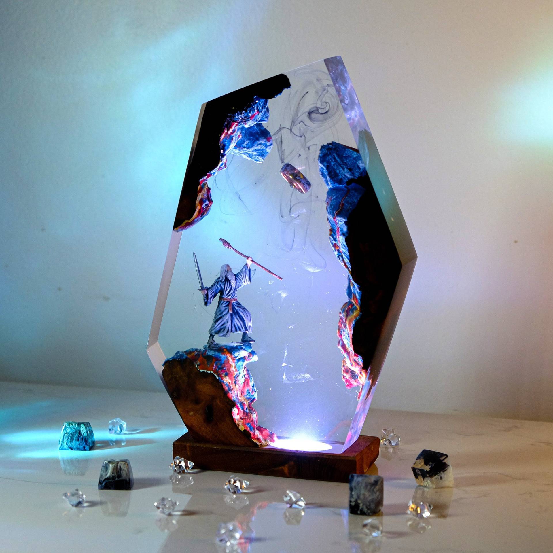 Movie Scence Figure Table Resi - Baby Nursery Egg Light ulasan dan harga