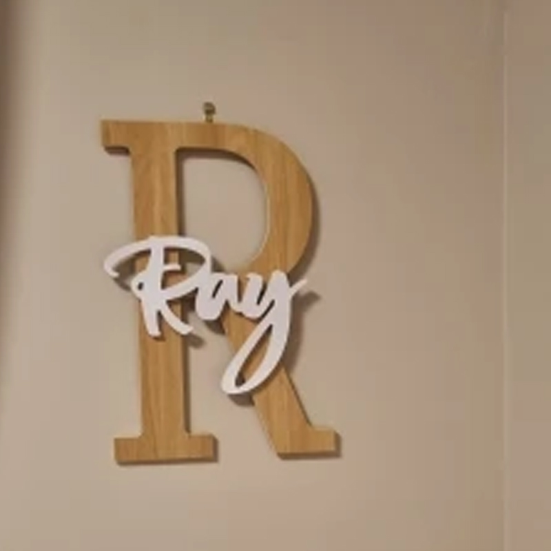 Custom Wooden Name Sign  Baby  - Baby Nursery Name Letters ulasan dan harga