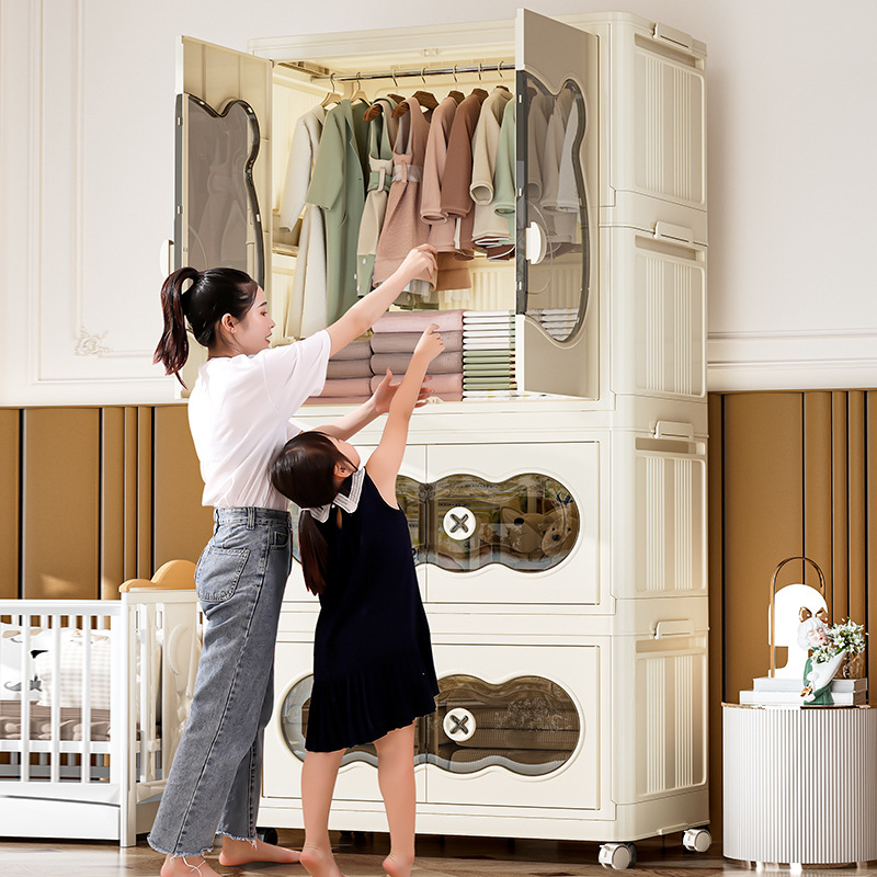 Easy Home Child Wardrobe Stora - Closet Organizer Baby ulasan dan harga