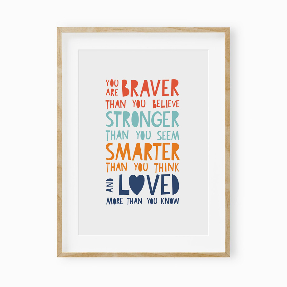 Cartoon Inspirational quotes N - Baby Nursery Quotes Wall Art ulasan dan harga