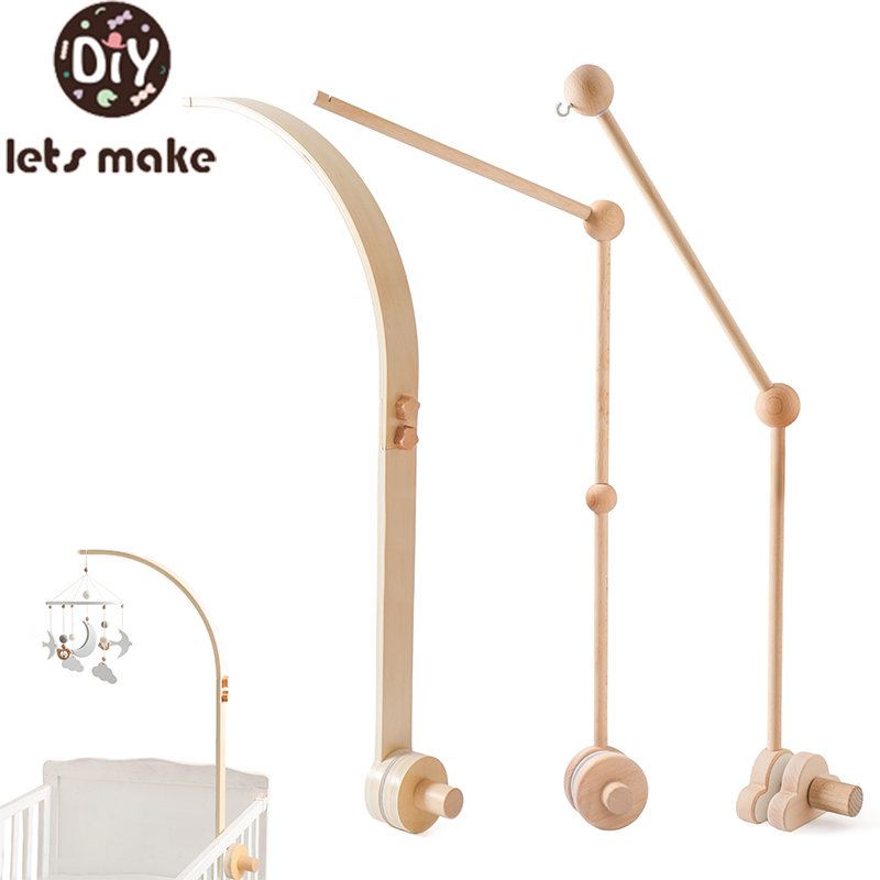 Baby Wooden Bed Bell Bracket M - Crib Mobile Musical ulasan dan harga