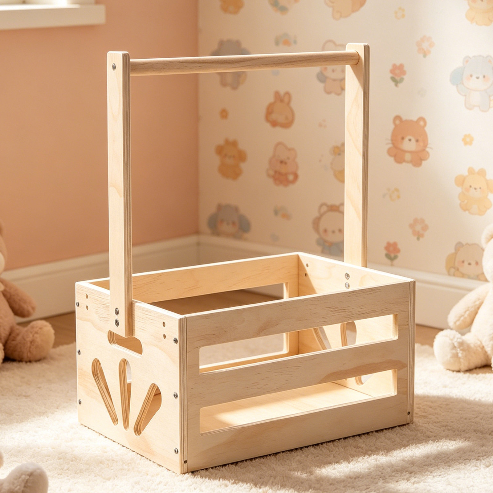 Baby Nursery Storage Crate Wit - Closet Organizer Baby ulasan dan harga