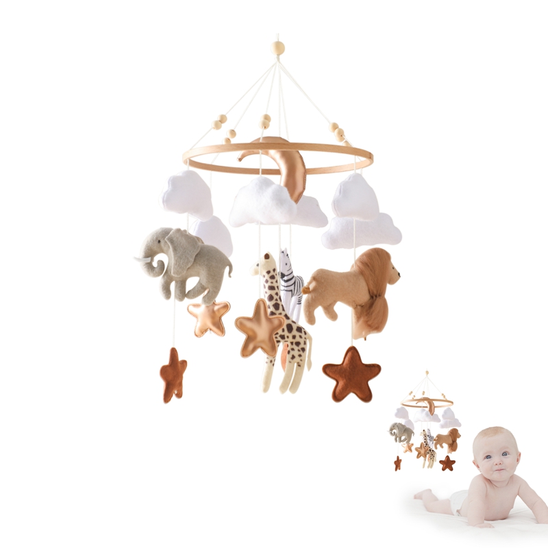 Crib Mobile Bed Bell Wooden Ba - Crib Mobile Musical ulasan dan harga