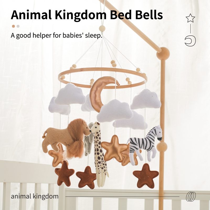 Crib Mobile Bed Bell Wooden Ba - Crib Mobile Musical ulasan dan harga