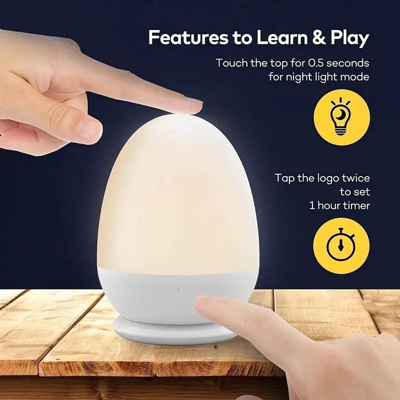 Touch Night Light for Baby Nur - Baby Nursery Egg Light ulasan dan harga