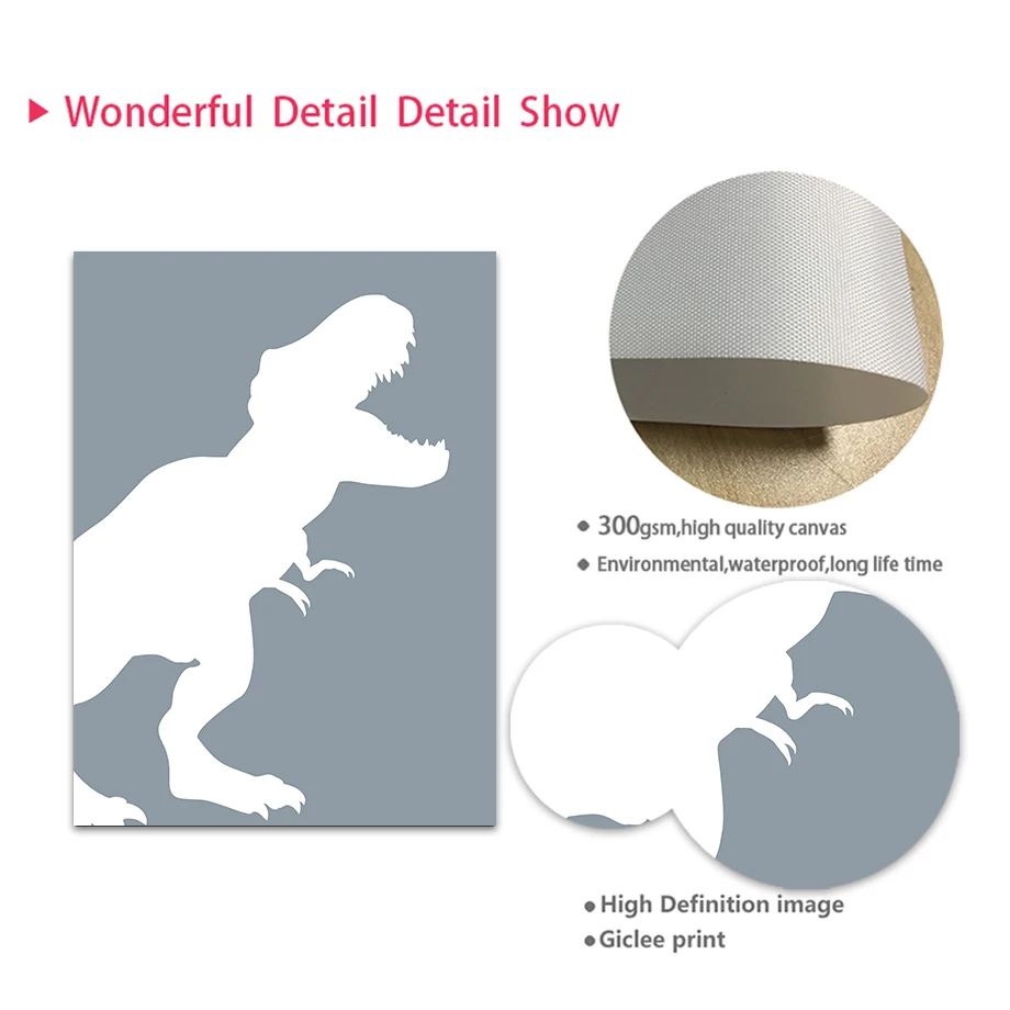 Frameless Jurassic Dinosaur Ty - Baby Nursery Quotes Wall Art ulasan dan harga