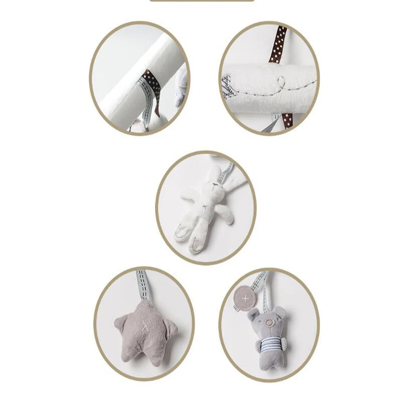 2025 New Hanging Bed Rabbit Ba - Crib Mobile Musical ulasan dan harga