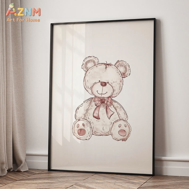 AZNM Vintage Baby Toy Canvas W - Baby Nursery Vintage Decor ulasan dan harga