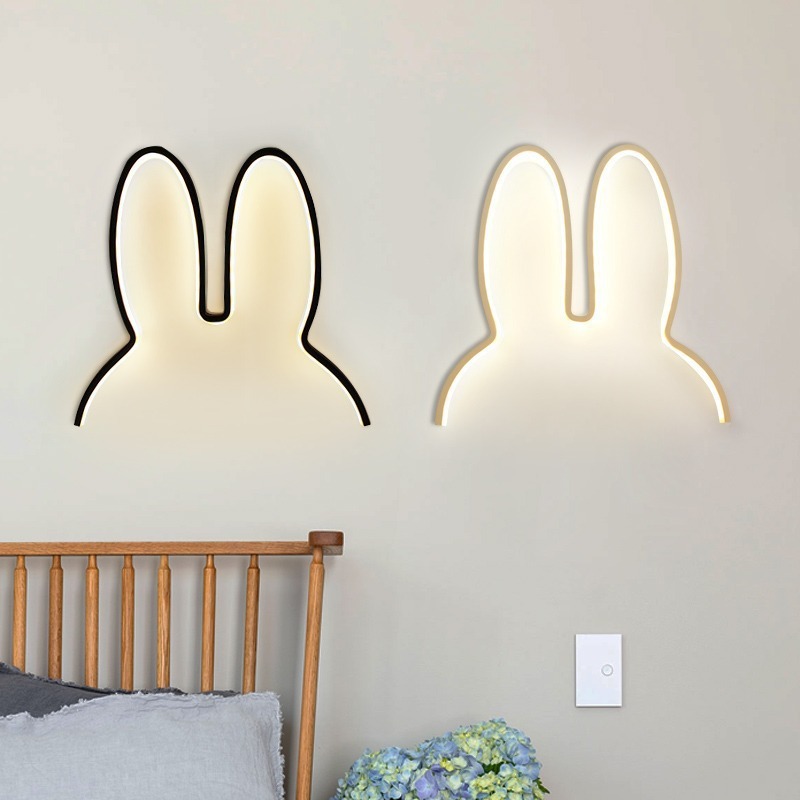 Cute Led Rabbit Wall Lights US - Baby Nursery Egg Light ulasan dan harga