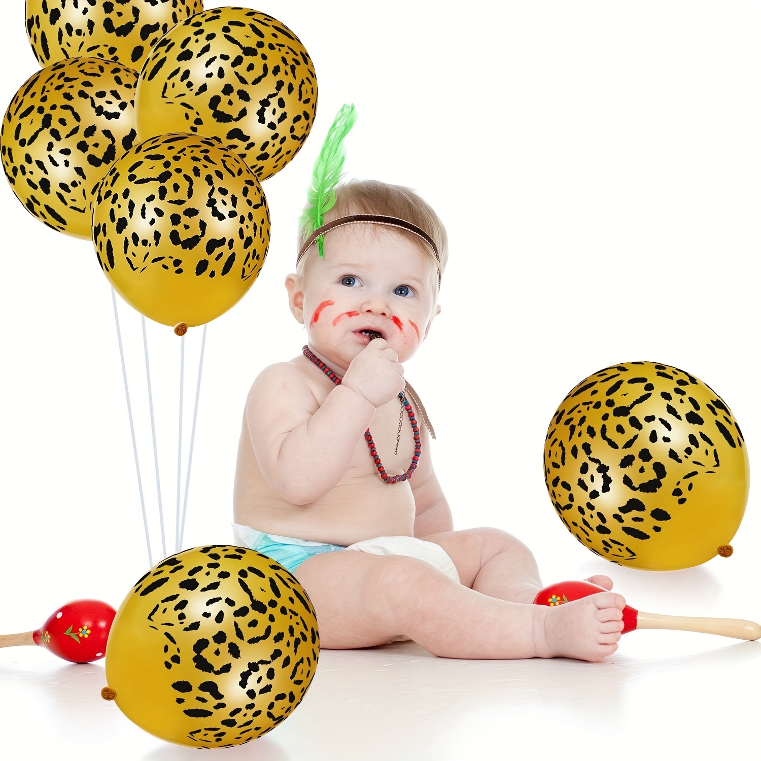 Leopard Balloons Cheetah Anima - Baby Nursery Jungle Theme ulasan dan harga