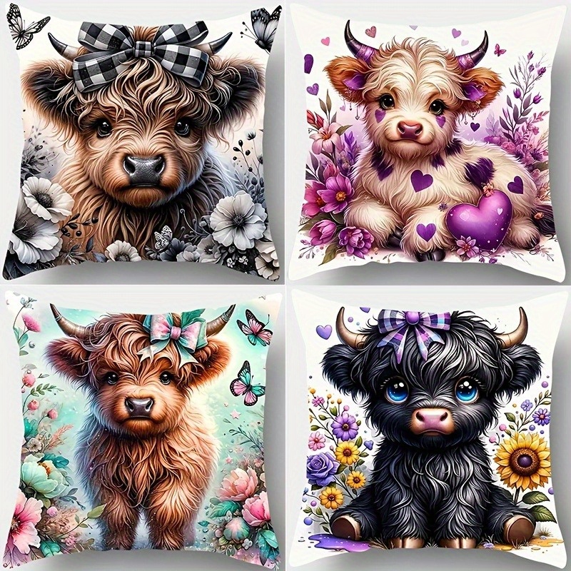 Cute Baby Cow Pillowcase Set f - Baby Nursery Chair ulasan dan harga
