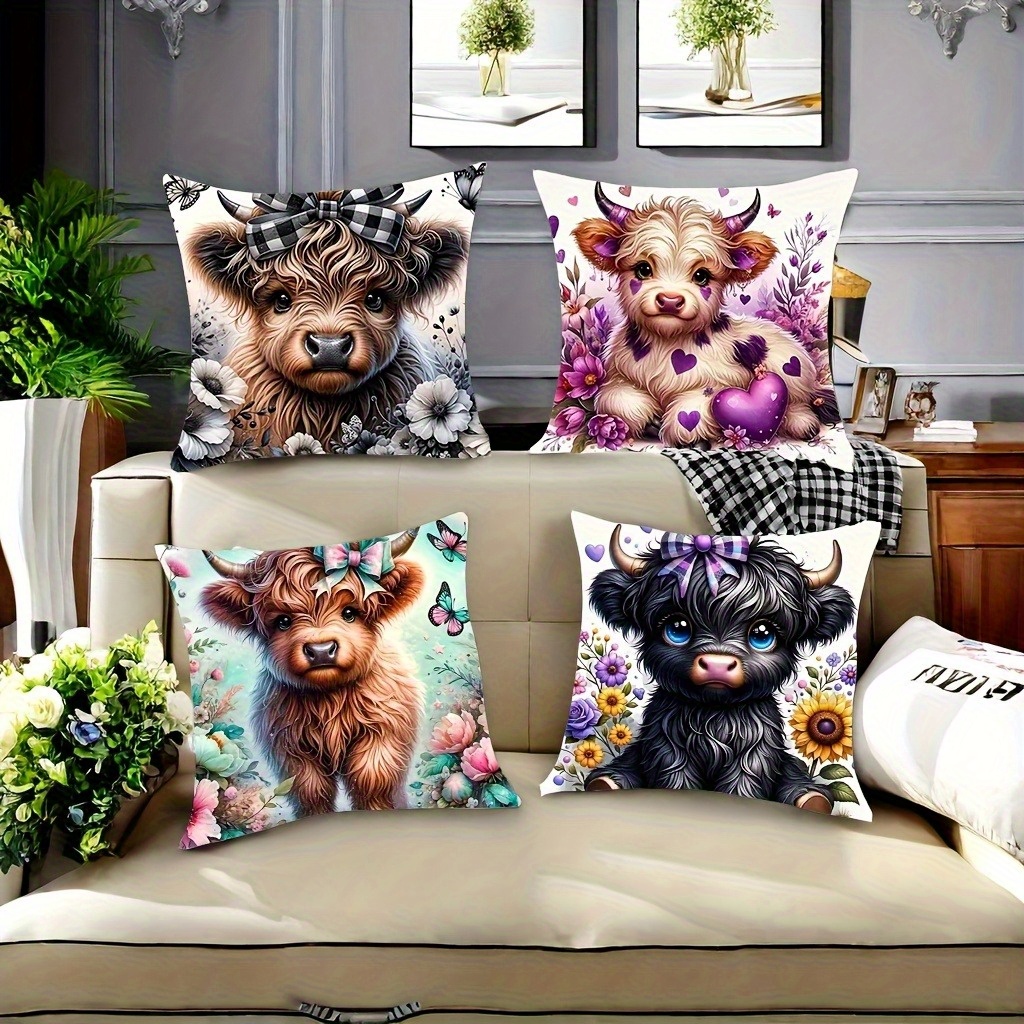Cute Baby Cow Pillowcase Set f - Baby Nursery Chair ulasan dan harga