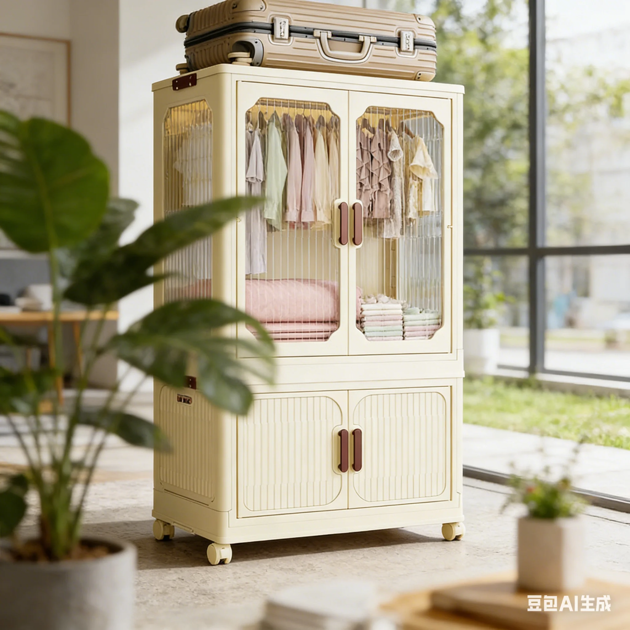 AOLIVIYA Baby Plastic Wardrobe - Closet Organizer Baby ulasan dan harga